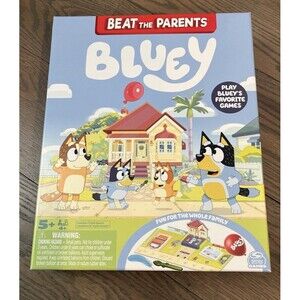 Bluey Beat the Parents Board Game Complete Ages 5+ Spin Master Games